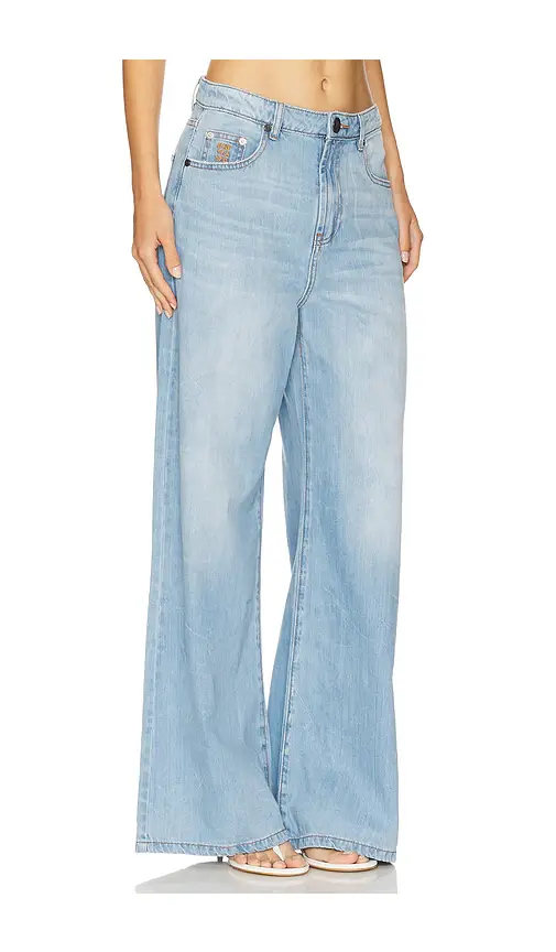 One Teaspoon Love Machines High Waist Super Wide Leg | Thumbnail 2 One Teaspoon Love Machines High Waist Super Wide Leg | Thumbnail 2