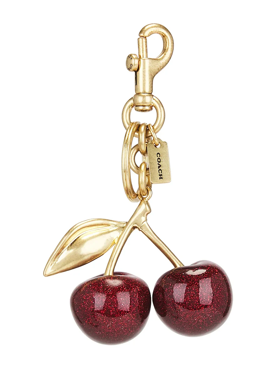 Coach Resin Cherry Bag Charm