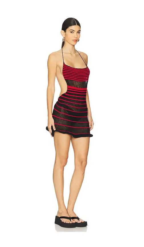 George Trochopoulos Mini Backless Dress