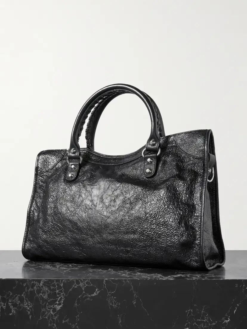 Balenciaga Le City Medium Textured-leather Tote | Thumbnail 3 Balenciaga Le City Medium Textured-leather Tote | Thumbnail 3