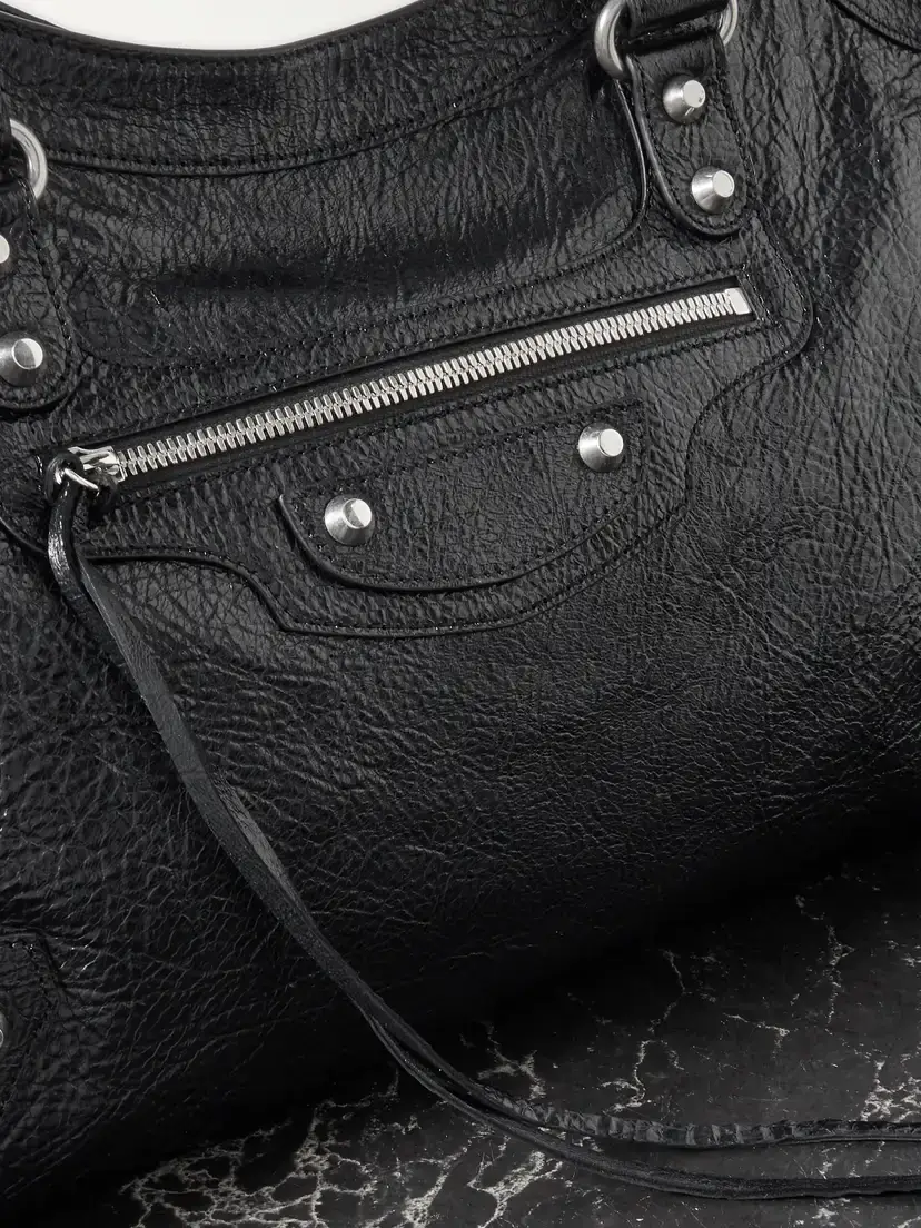 Balenciaga Le City Medium Textured-leather Tote | Thumbnail 4 Balenciaga Le City Medium Textured-leather Tote | Thumbnail 4