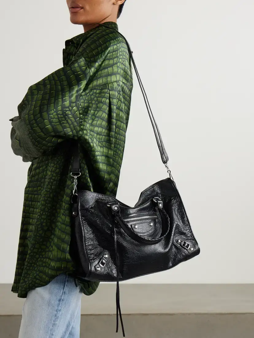 Balenciaga Le City Medium Textured-leather Tote | Thumbnail 6 Balenciaga Le City Medium Textured-leather Tote | Thumbnail 6