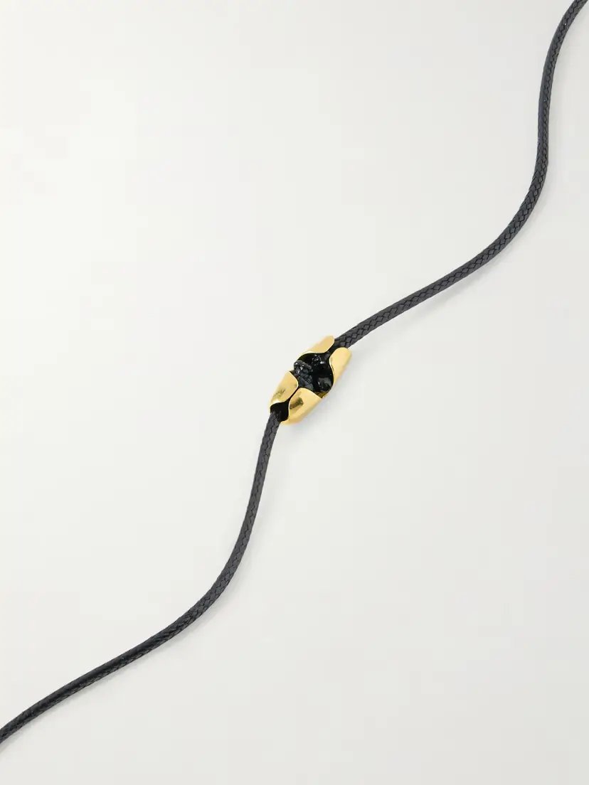 YSSO Medusa Gold-plated And Cord Necklace | Thumbnail 3 YSSO Medusa Gold-plated And Cord Necklace | Thumbnail 3