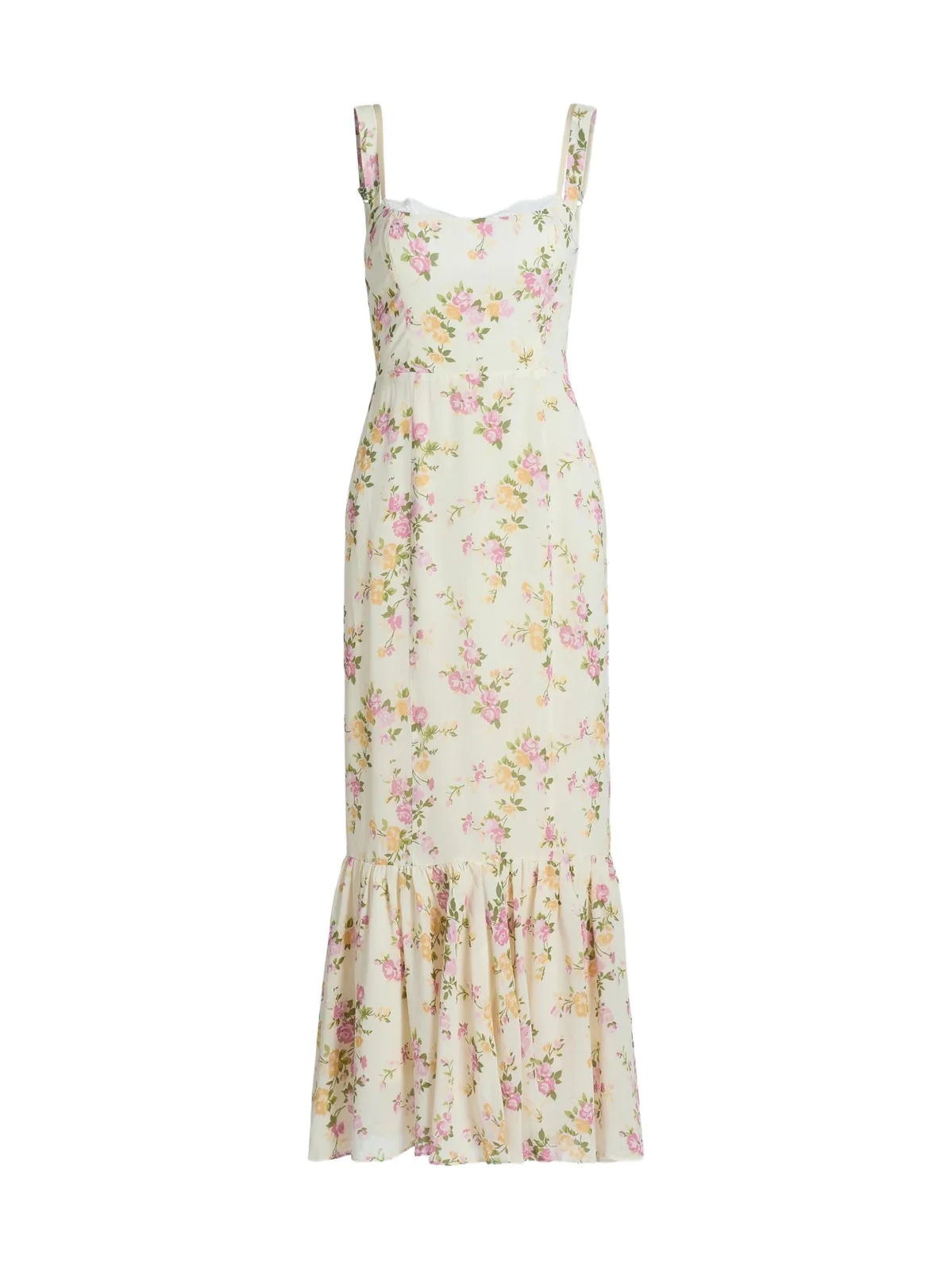 Women's Irisa Floral Flounce Maxi Dress