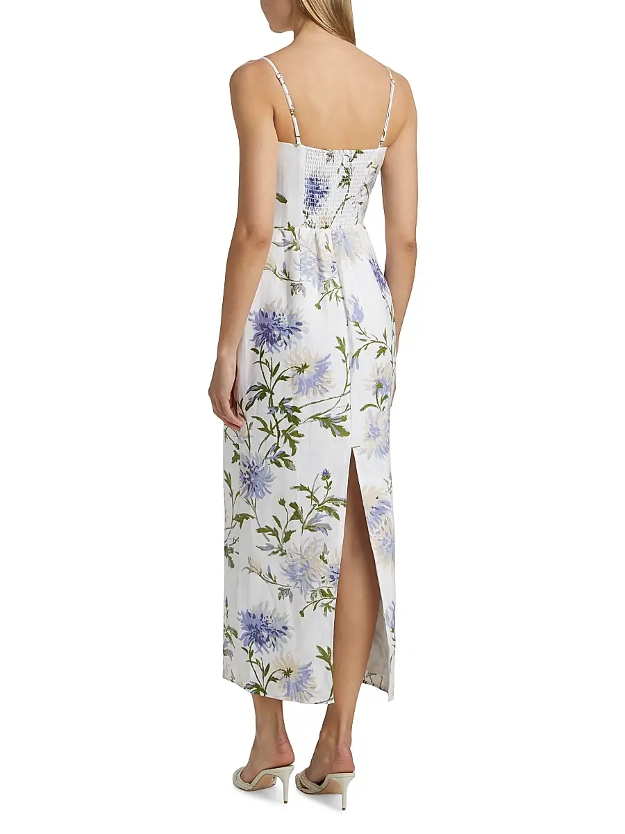 Reformation Women's Frankie Floral Linen Maxi Dress | Thumbnail 5