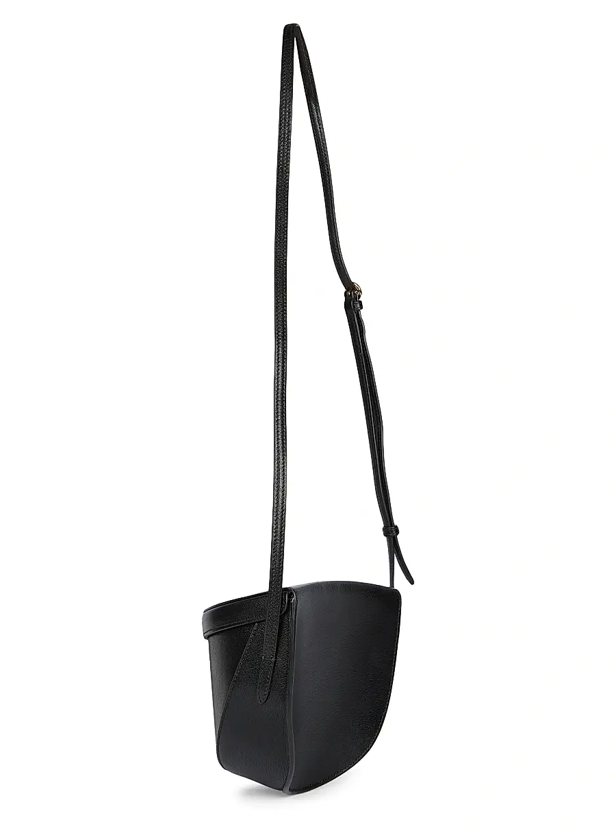 Alaïa Women's Drum Leather Shoulder Bag - Noir | Thumbnail 4