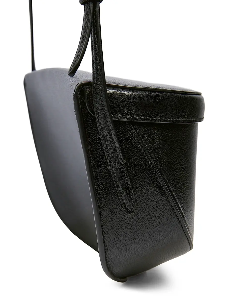 Alaïa Women's Drum Leather Shoulder Bag - Noir | Thumbnail 5