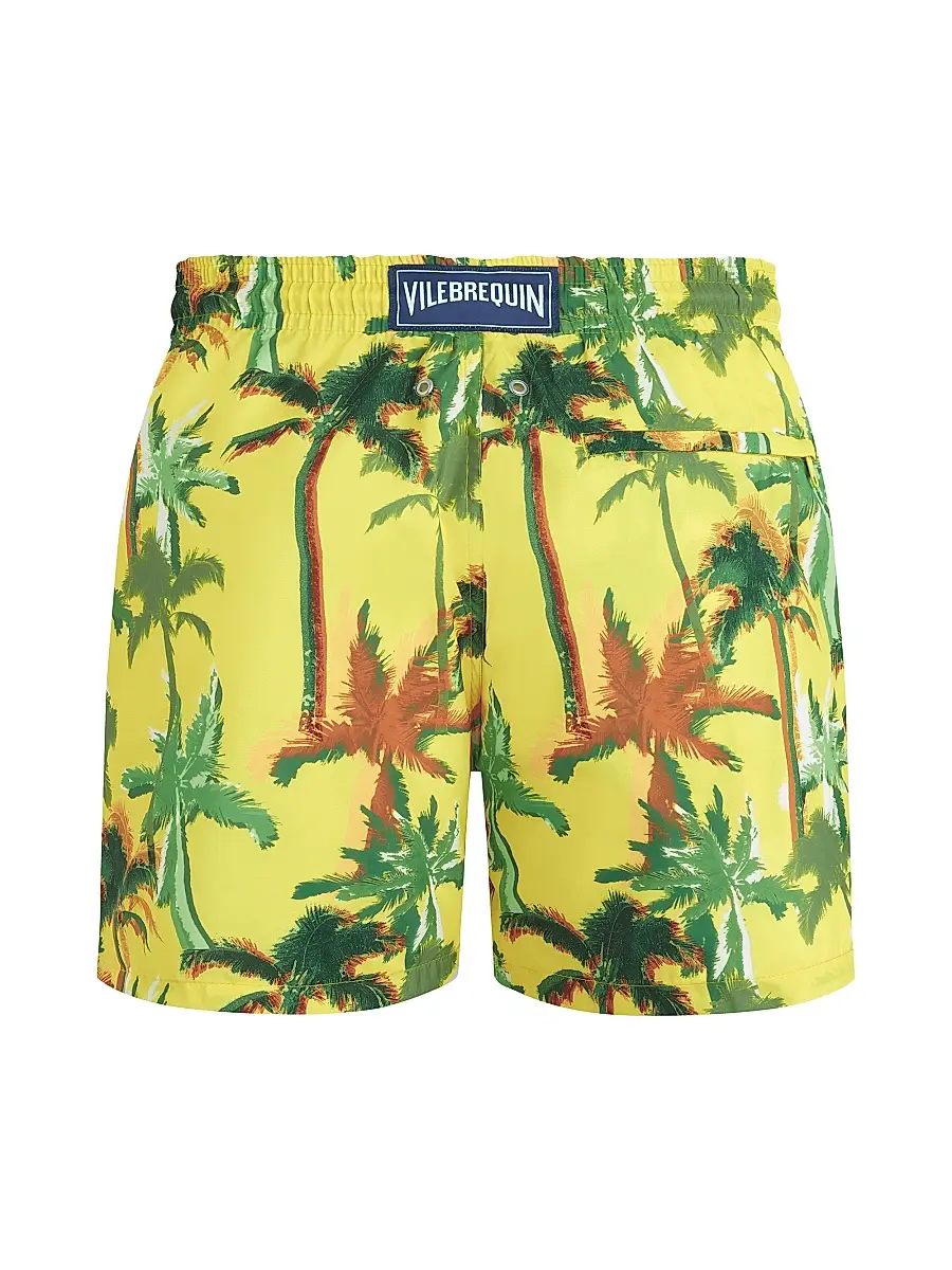 Vilebrequin Men's Palms Offset Swim Trunks | Thumbnail 2 Vilebrequin Men's Palms Offset Swim Trunks | Thumbnail 2