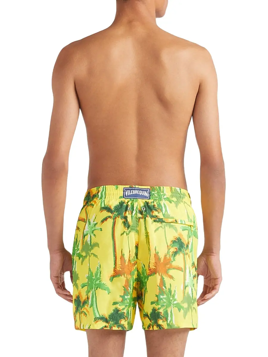 Vilebrequin Men's Palms Offset Swim Trunks | Thumbnail 4 Vilebrequin Men's Palms Offset Swim Trunks | Thumbnail 4
