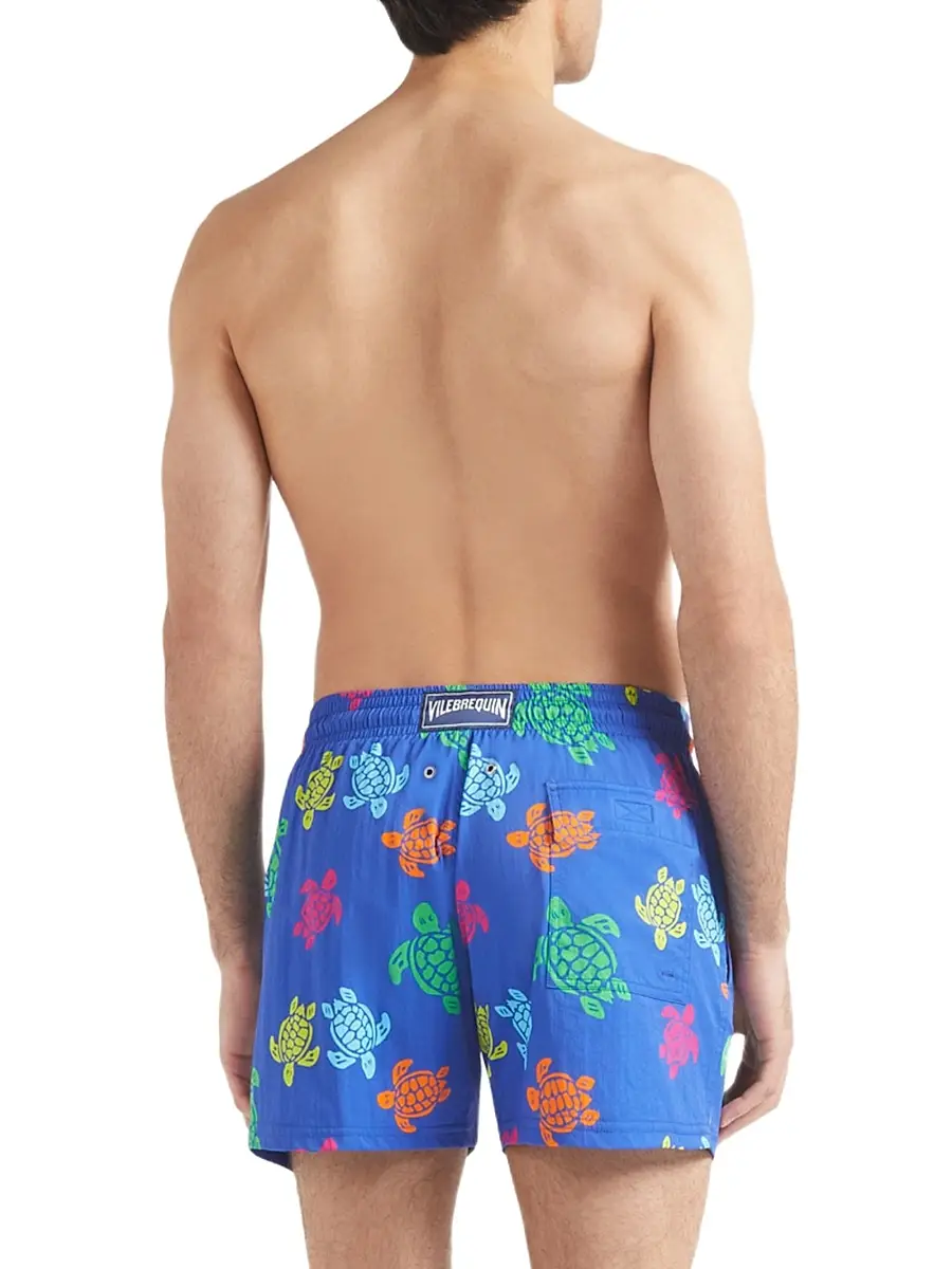 Vilebrequin Men's Moorise Stretch Swim Trunks | Thumbnail 4
