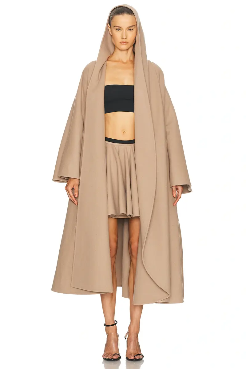 ALAÏA Hood Maxi Cape | Thumbnail 2 ALAÏA Hood Maxi Cape | Thumbnail 2