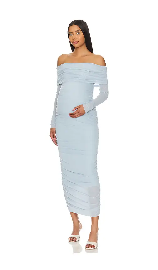 BUMPSUIT Off The Shoulder Mesh Dress
