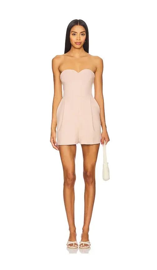 susana monaco Sweetheart Romper