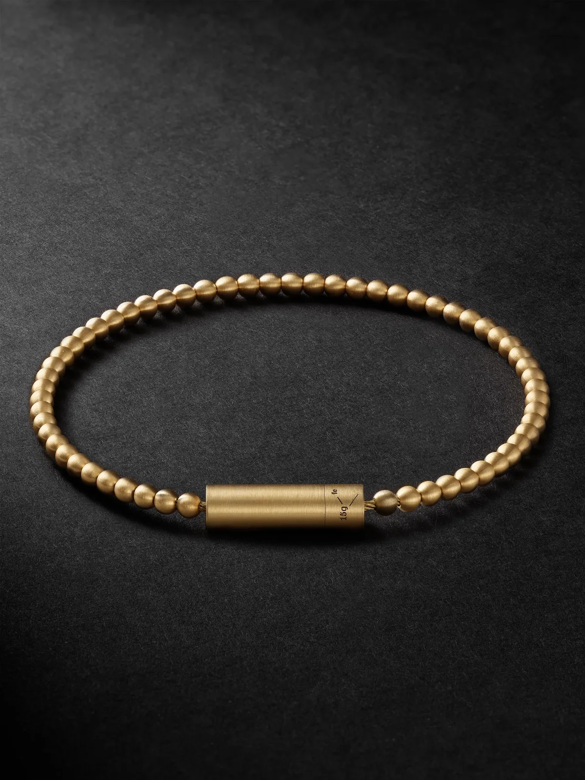 Le 15 18-Karat Gold Beaded Bracelet - Men Le 15 18-Karat Gold Beaded Bracelet - Men