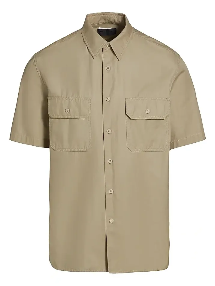 Men's Short-Sleeve Double-Pocket Shirt Men's Short-Sleeve Double-Pocket Shirt