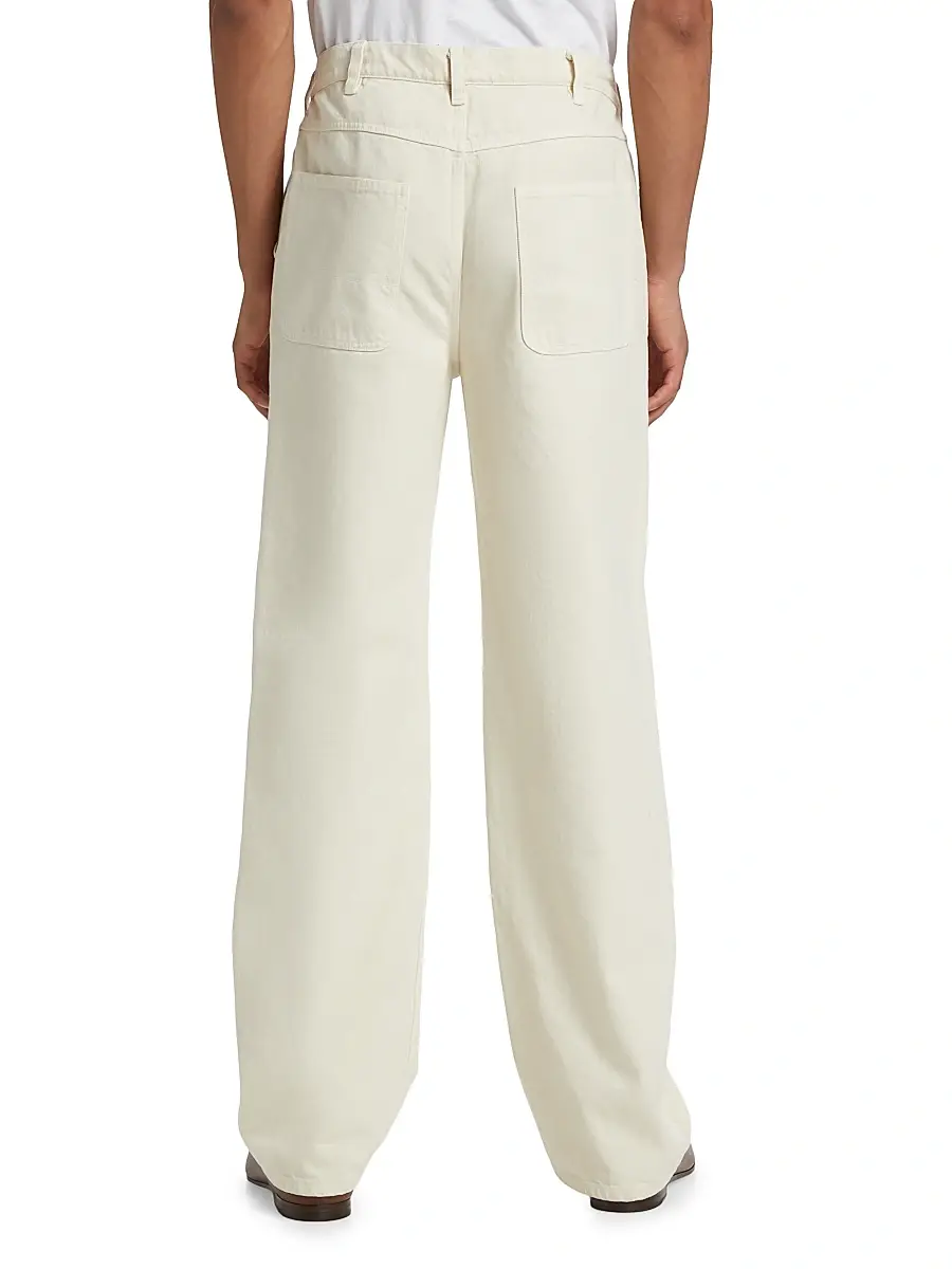 Nili Lotan Men's Miller Cotton Workwear Pants | Thumbnail 5