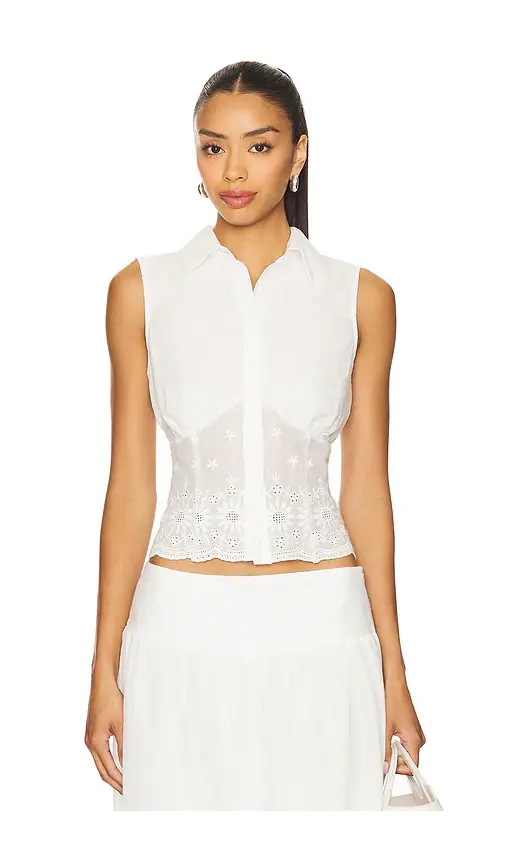 MORE TO COME Danie Button Up Top | Image 1 MORE TO COME Danie Button Up Top | Image 1