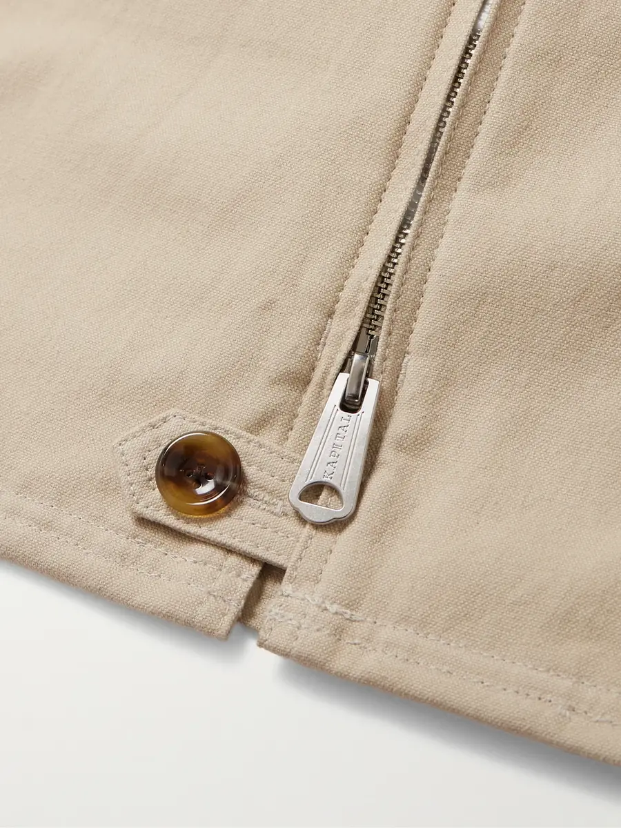 KAPITAL Kayak Paw-Paw Cotton-Canvas Blouson Jacket - Men | Thumbnail 4