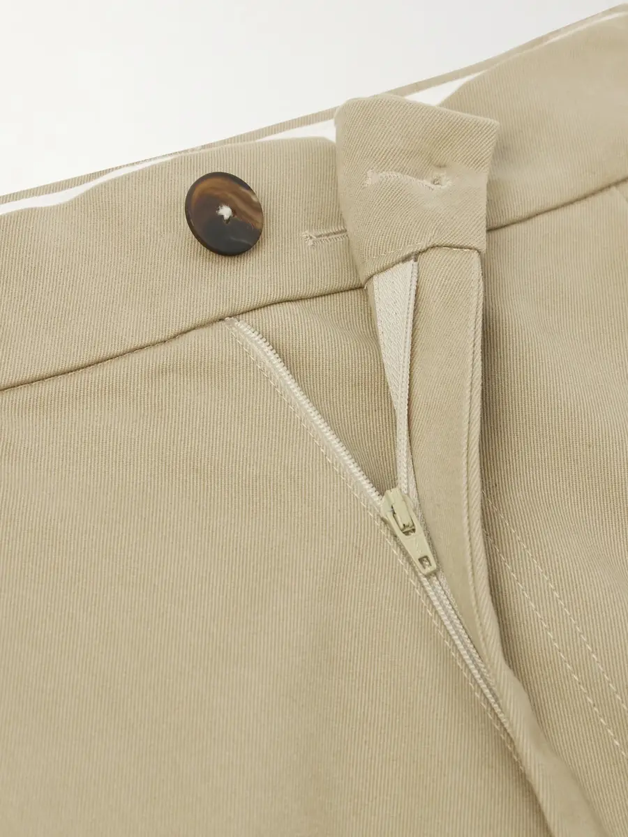 Studio Nicholson Sorte Wide-Leg Pleated Cotton-Twill Trousers - Men | Thumbnail 6 Studio Nicholson Sorte Wide-Leg Pleated Cotton-Twill Trousers - Men | Thumbnail 6