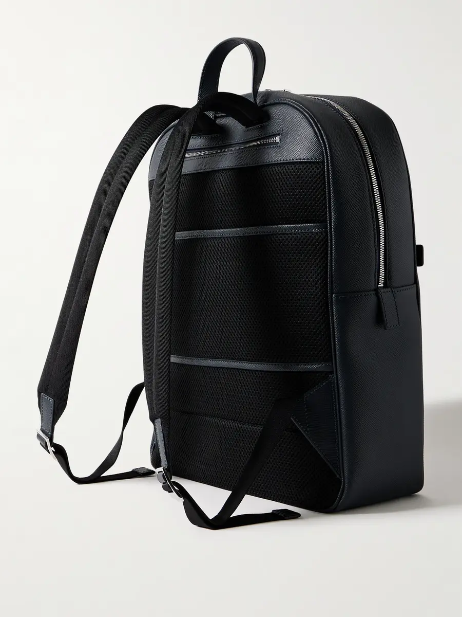Serapian Evoluzione Cross-Grain Leather Backpack - Men | Thumbnail 3 Serapian Evoluzione Cross-Grain Leather Backpack - Men | Thumbnail 3