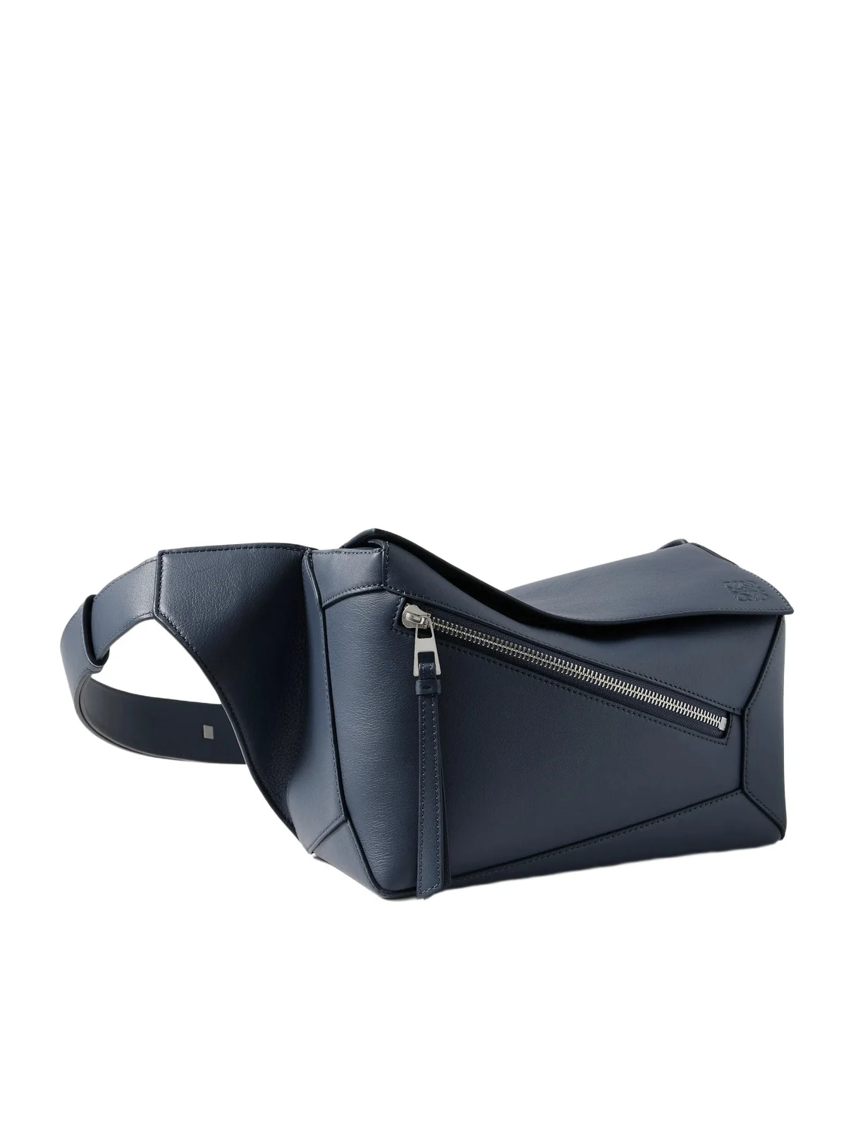 Puzzle Edge Small Leather Belt Bag - Men Puzzle Edge Small Leather Belt Bag - Men