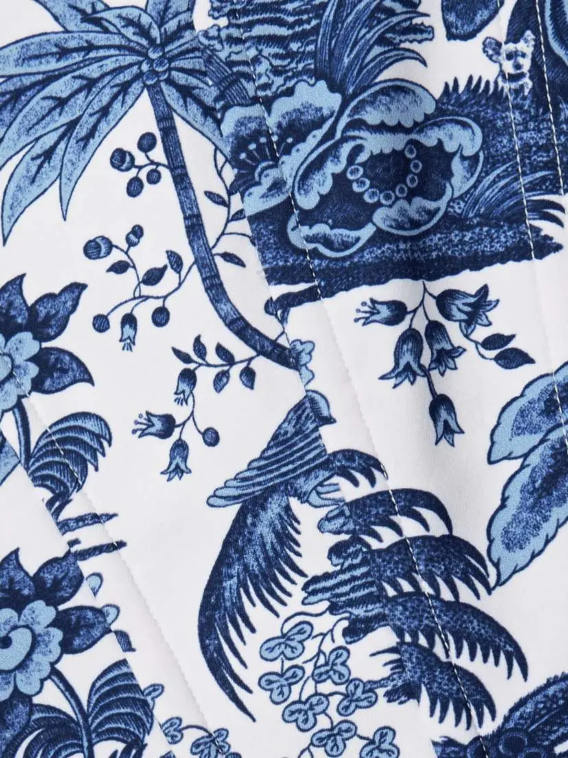 Staud Adelaide Paneled Printed Recycled Swimsuit | Thumbnail 4