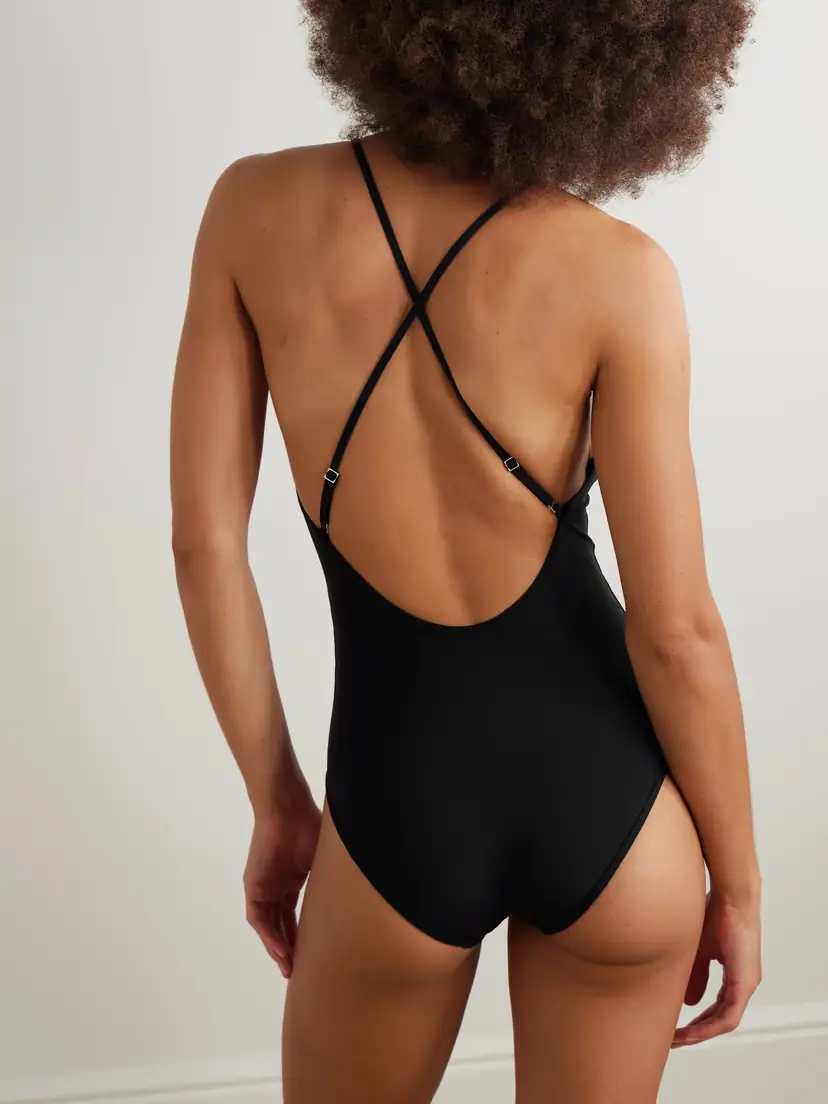 TOTEME Gathered Open-back Swimsuit | Thumbnail 4 TOTEME Gathered Open-back Swimsuit | Thumbnail 4