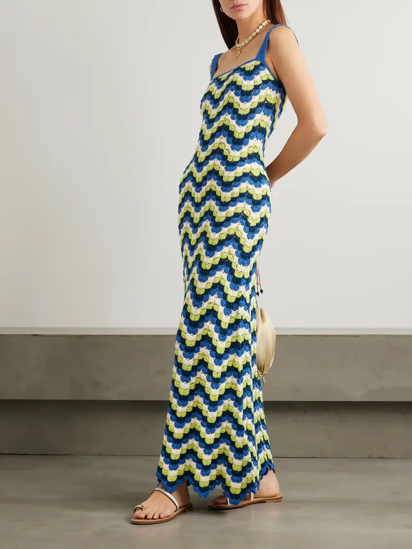 ESCVDO Marea Crocheted Cotton Maxi Dress | Thumbnail 2 ESCVDO Marea Crocheted Cotton Maxi Dress | Thumbnail 2