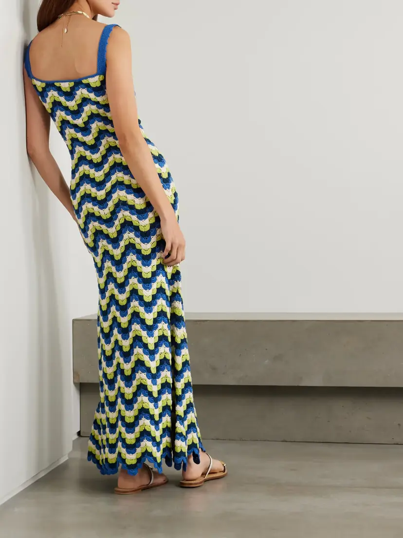 ESCVDO Marea Crocheted Cotton Maxi Dress | Thumbnail 3 ESCVDO Marea Crocheted Cotton Maxi Dress | Thumbnail 3