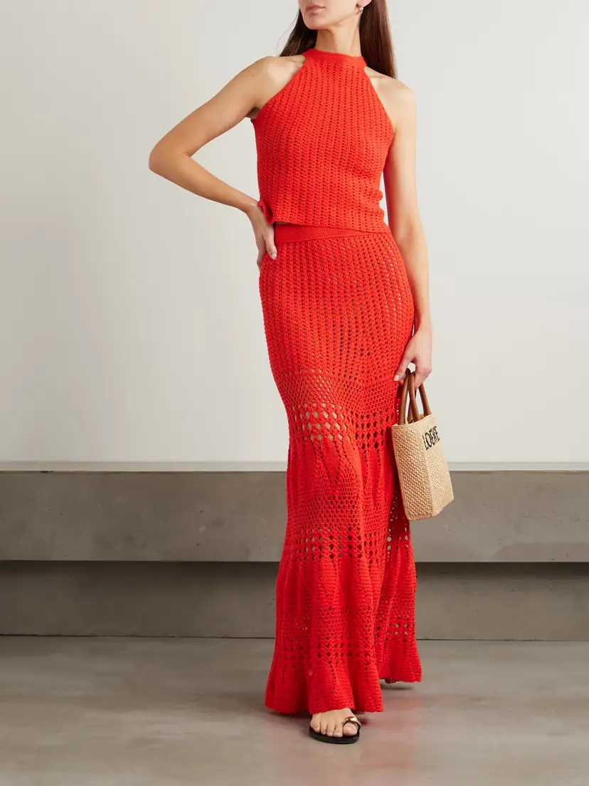 ESCVDO Reflejo Crocheted Cotton Tank | Thumbnail 2