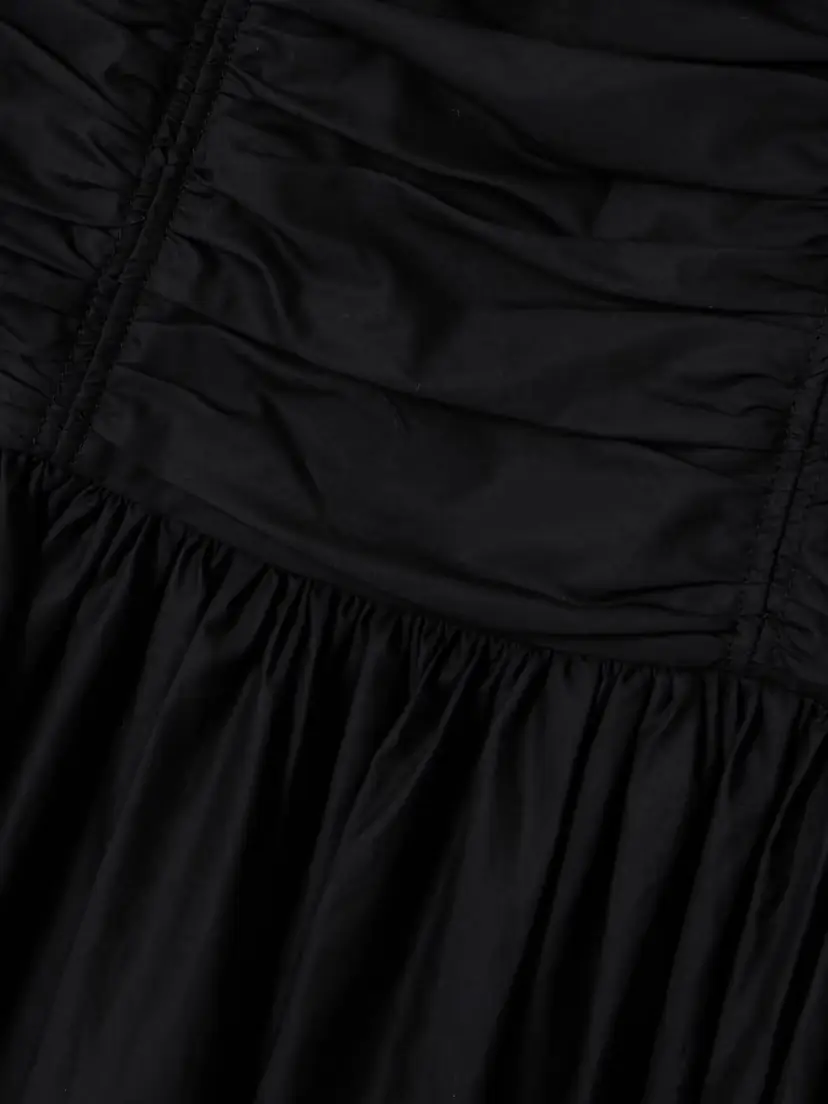 Matteau Strapless Ruched Organic Cotton-poplin Midi Dress | Thumbnail 4 Matteau Strapless Ruched Organic Cotton-poplin Midi Dress | Thumbnail 4