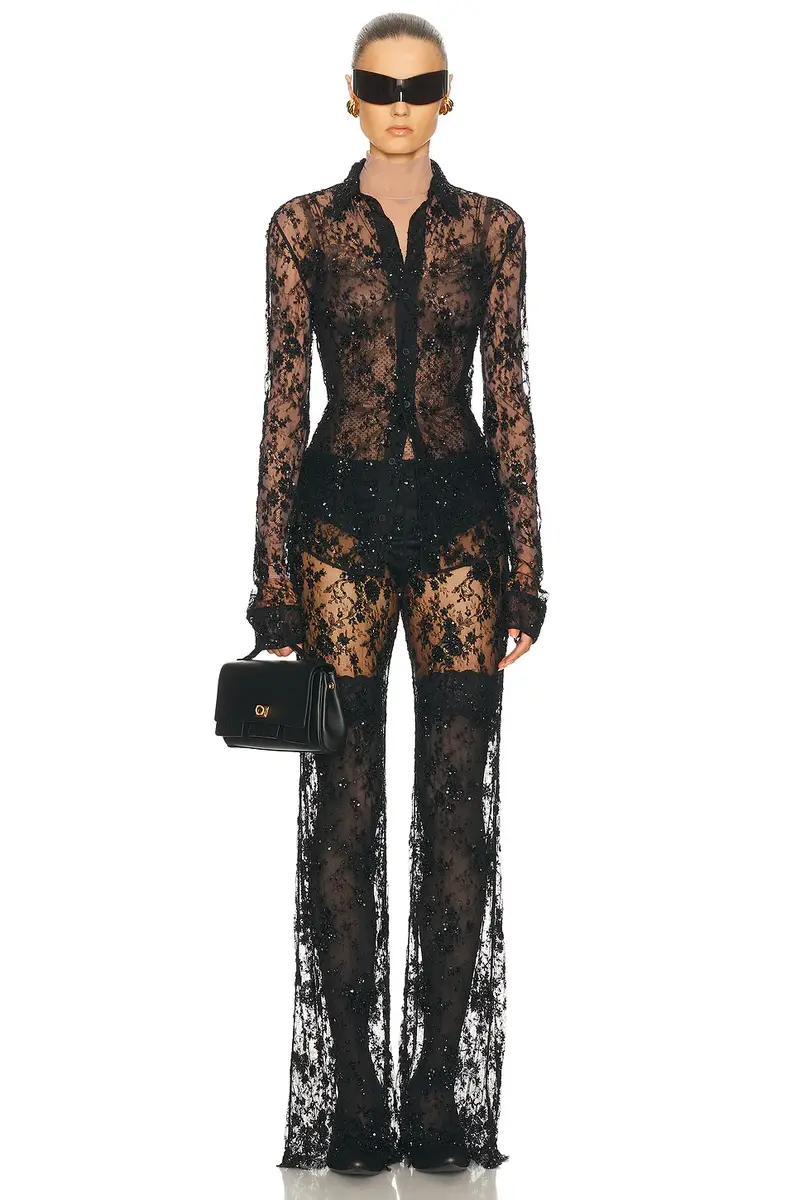 Balenciaga Embro Lace Pant | Thumbnail 5 Balenciaga Embro Lace Pant | Thumbnail 5