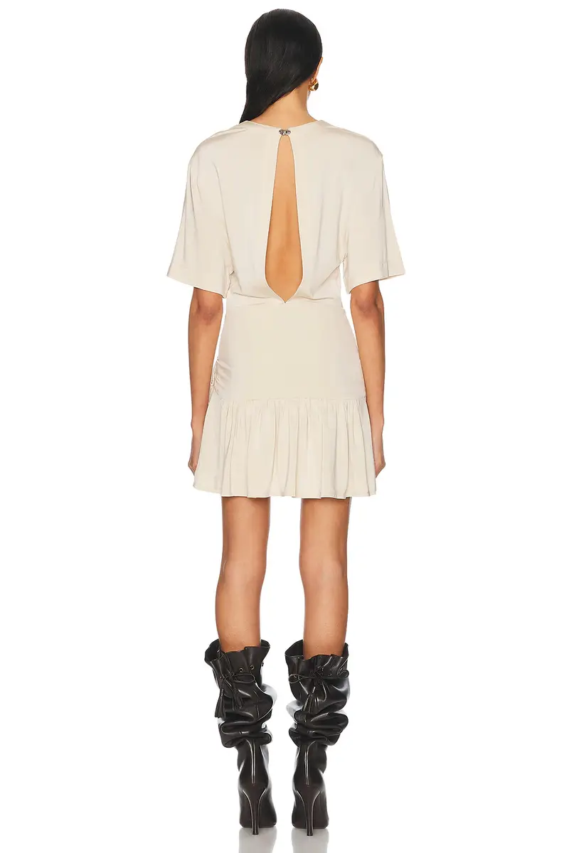 RABANNE Tie Mini Dress | Thumbnail 4 RABANNE Tie Mini Dress | Thumbnail 4