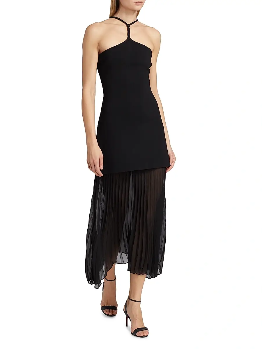 Et Ochs Women's Veta Halterneck Midi-Dress | Thumbnail 2 Et Ochs Women's Veta Halterneck Midi-Dress | Thumbnail 2
