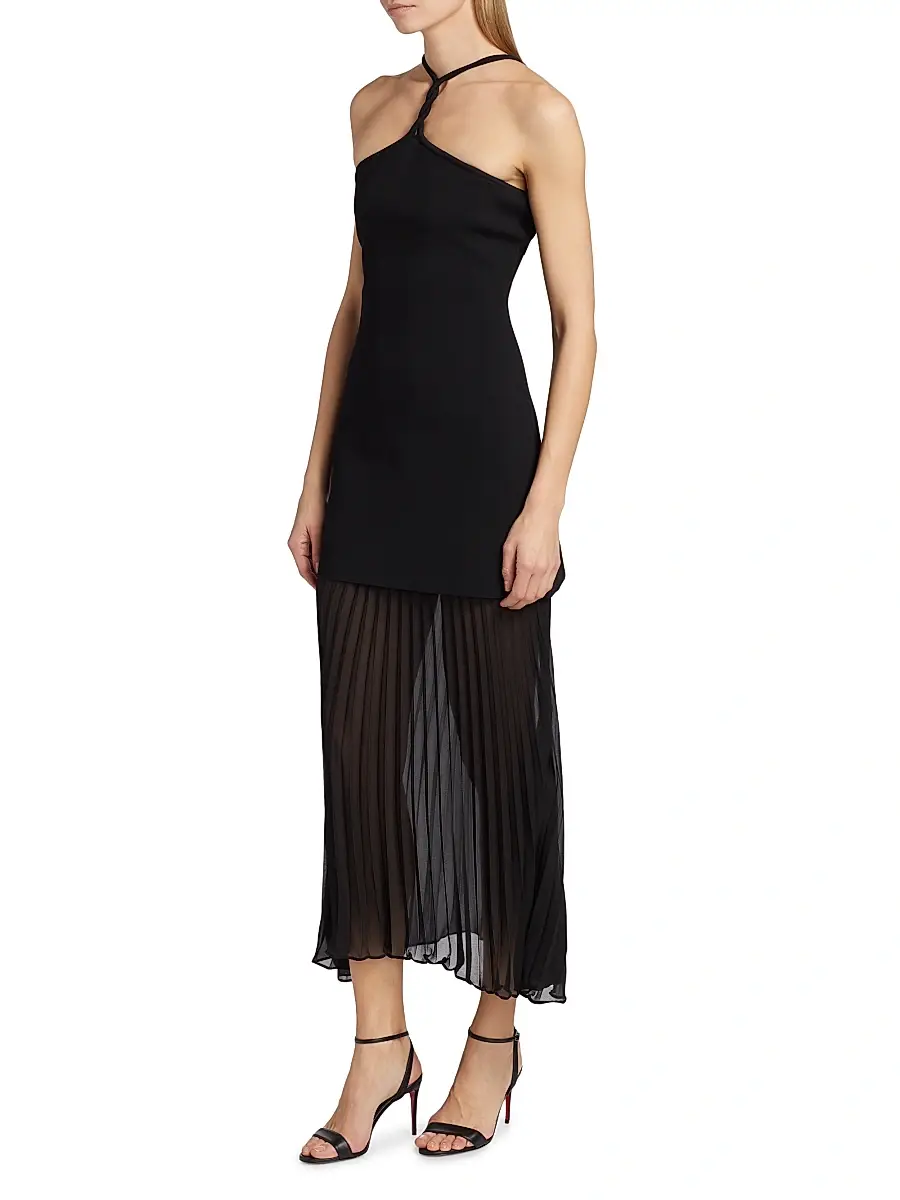 Et Ochs Women's Veta Halterneck Midi-Dress | Thumbnail 4 Et Ochs Women's Veta Halterneck Midi-Dress | Thumbnail 4
