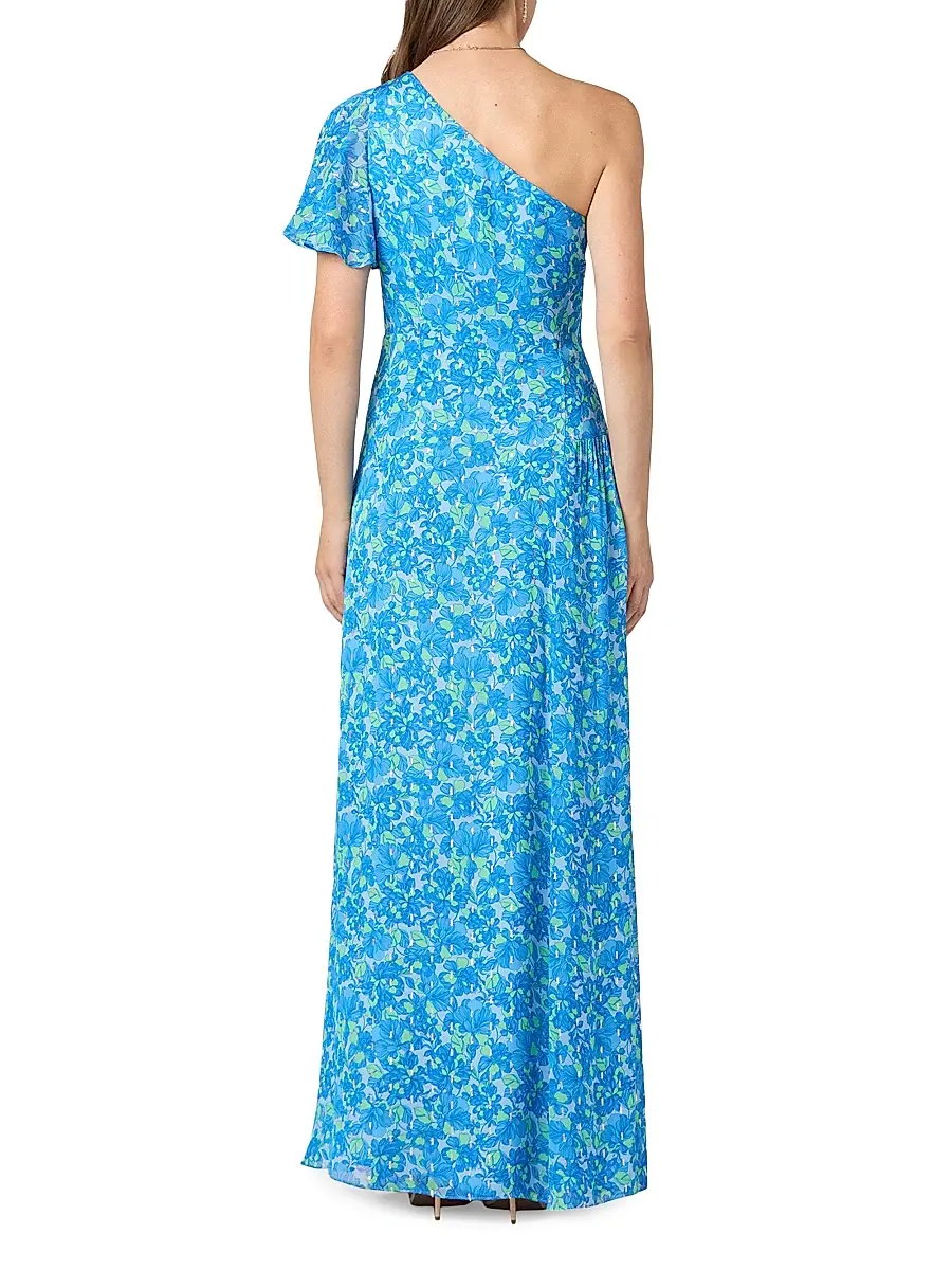 Shoshanna Women's Latissa One-Shoulder Maxi Dress | Thumbnail 3 Shoshanna Women's Latissa One-Shoulder Maxi Dress | Thumbnail 3