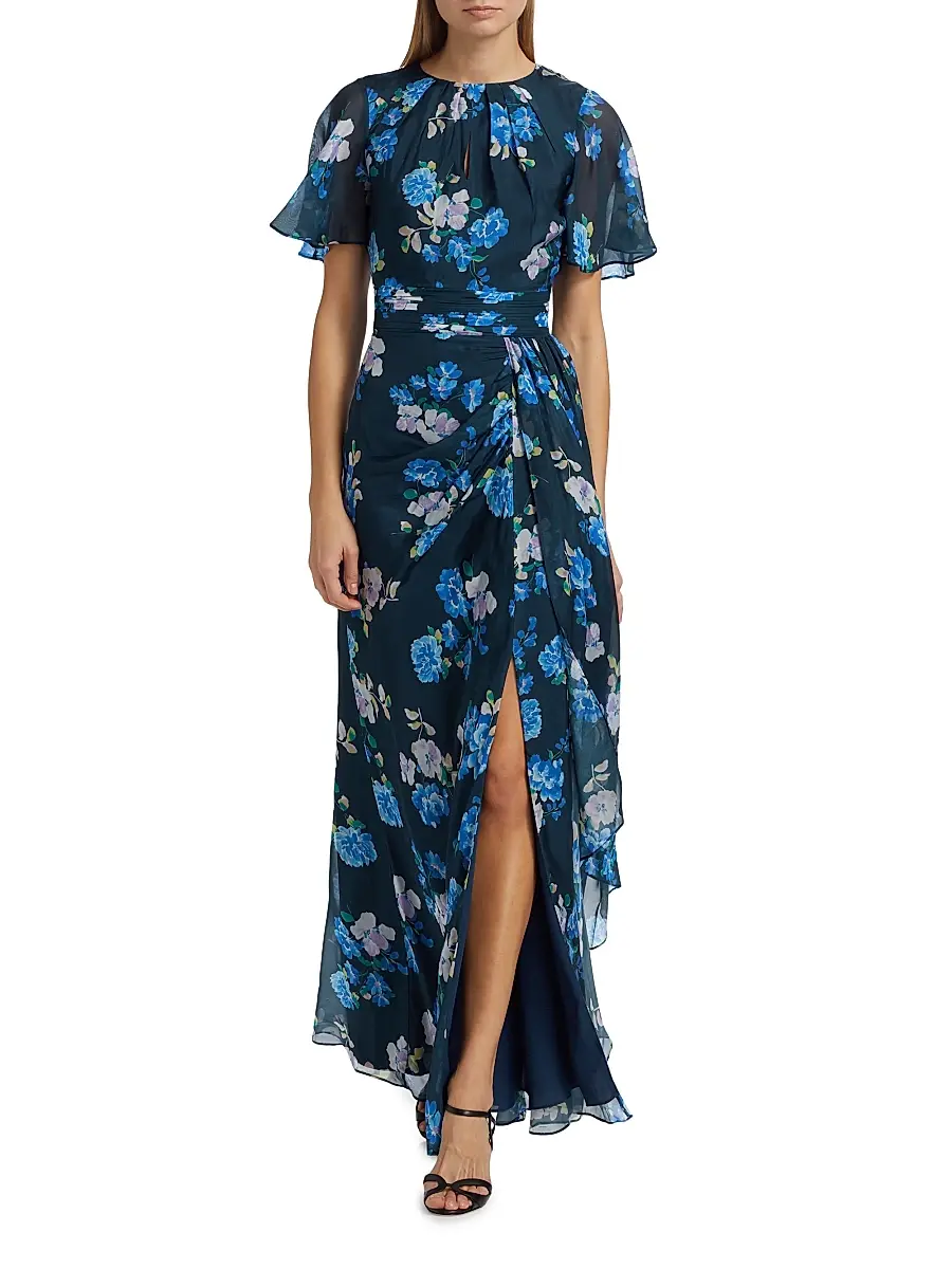 Shoshanna Women's Macie Floral Maxi Dress | Thumbnail 2 Shoshanna Women's Macie Floral Maxi Dress | Thumbnail 2