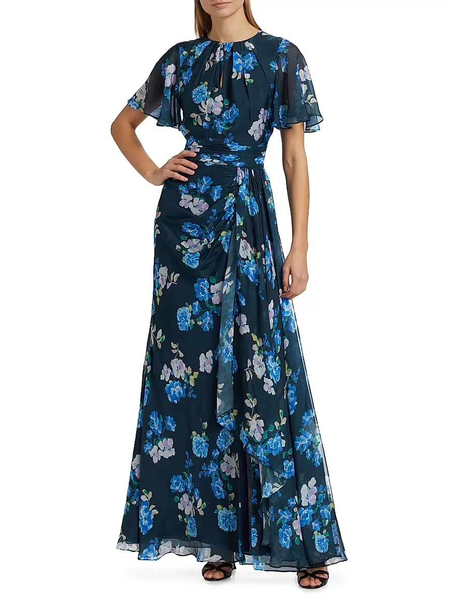 Shoshanna Women's Macie Floral Maxi Dress | Thumbnail 3 Shoshanna Women's Macie Floral Maxi Dress | Thumbnail 3