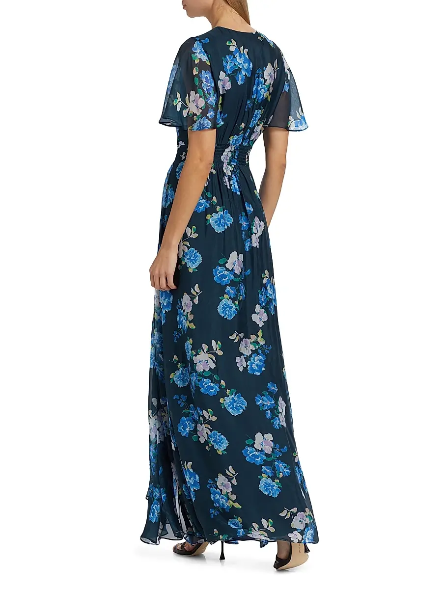 Shoshanna Women's Macie Floral Maxi Dress | Thumbnail 5 Shoshanna Women's Macie Floral Maxi Dress | Thumbnail 5