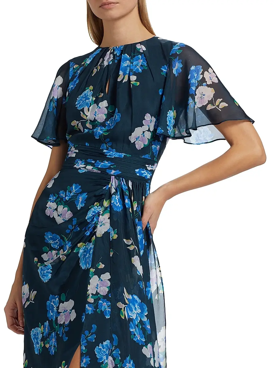 Shoshanna Women's Macie Floral Maxi Dress | Thumbnail 6 Shoshanna Women's Macie Floral Maxi Dress | Thumbnail 6