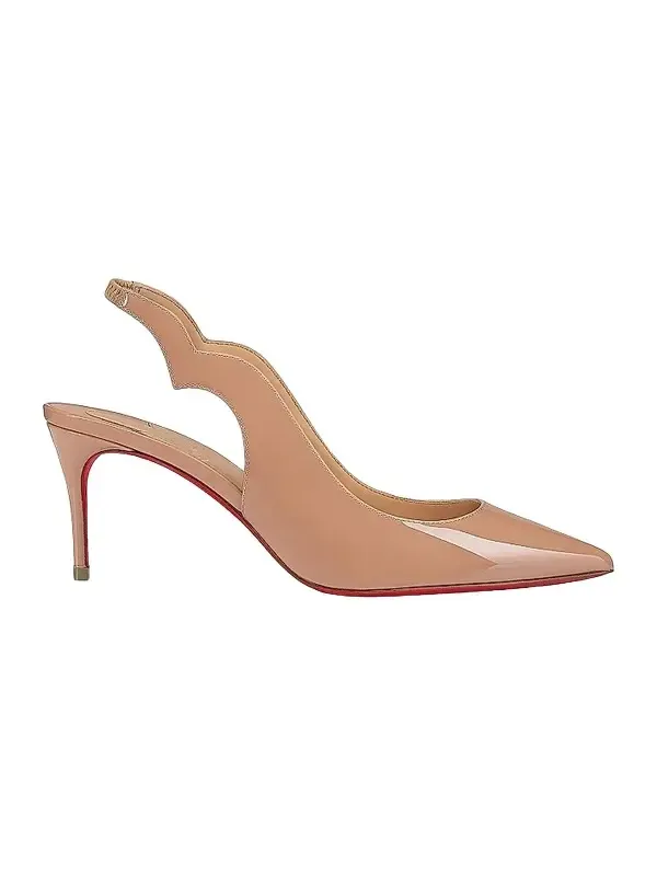 Women's Hot Chick Sling 70MM Patent Leather Pumps Women's Hot Chick Sling 70MM Patent Leather Pumps