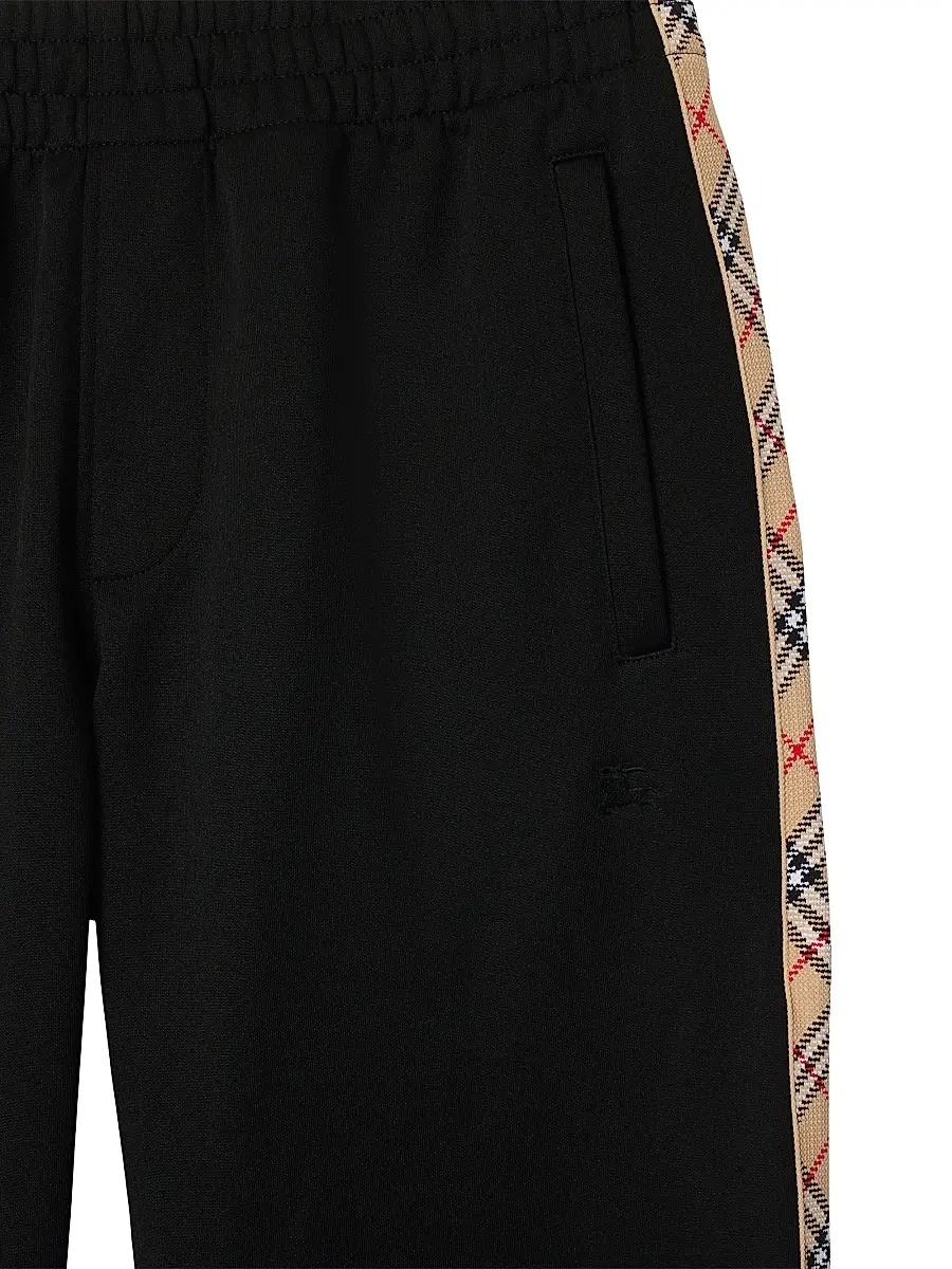 Burberry Men's Check Trim Track Pants | Thumbnail 2