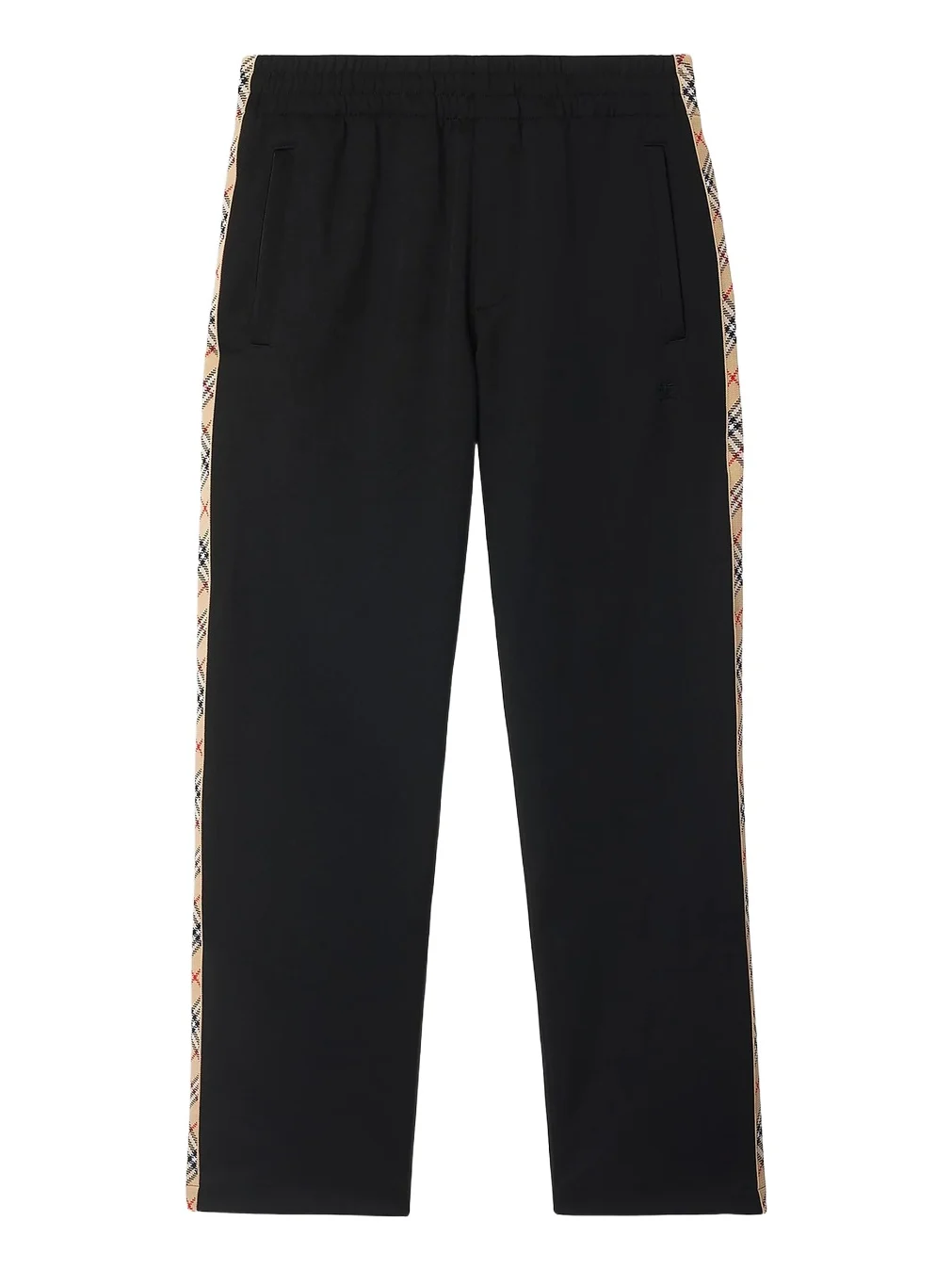 Men's Check Trim Track Pants Men's Check Trim Track Pants