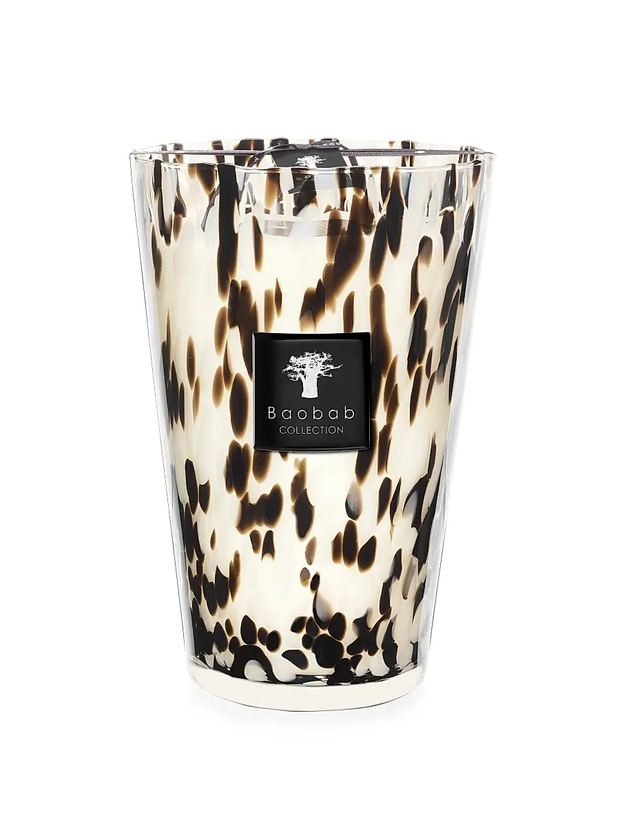 Baobab Unisex Pearls Max35 Black Candle