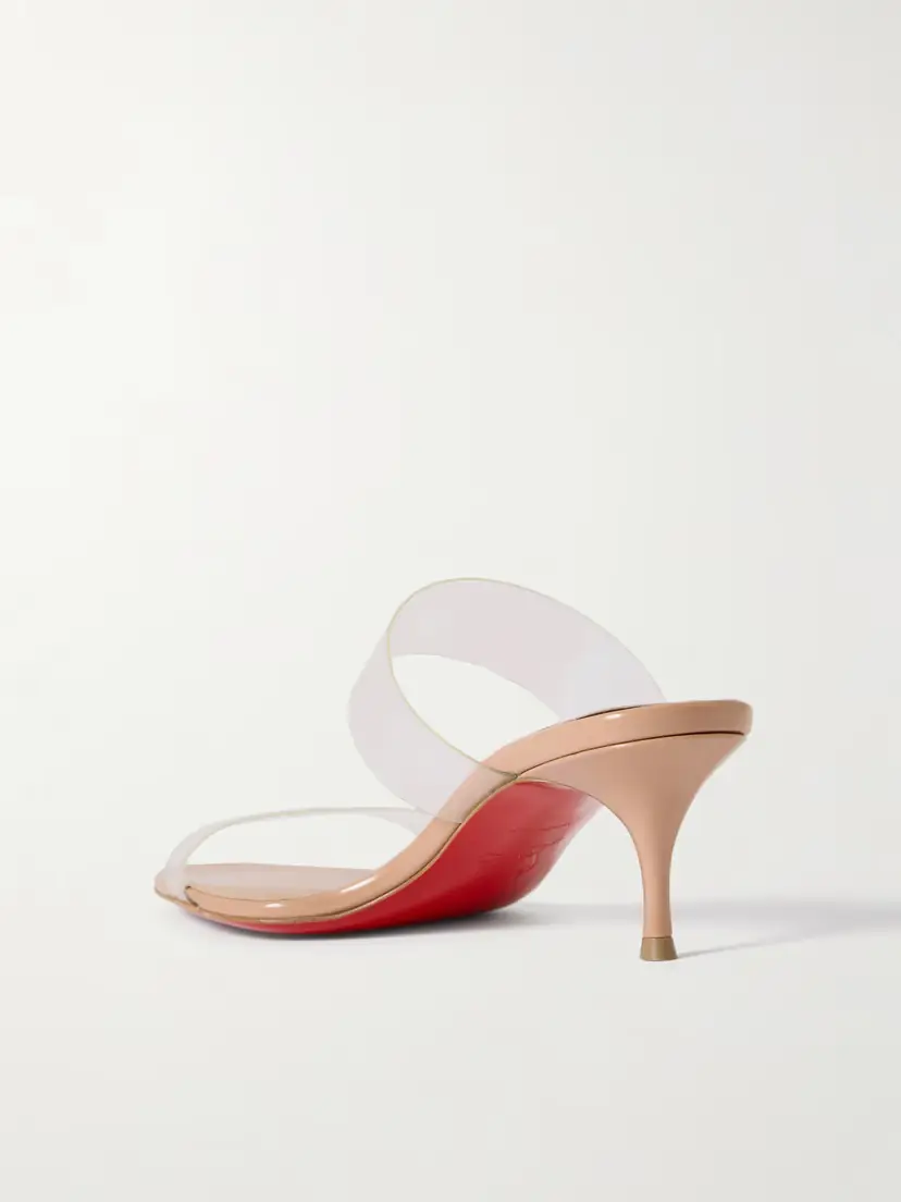 Christian Louboutin Just Nothing 55 Pvc Mules | Thumbnail 3 Christian Louboutin Just Nothing 55 Pvc Mules | Thumbnail 3