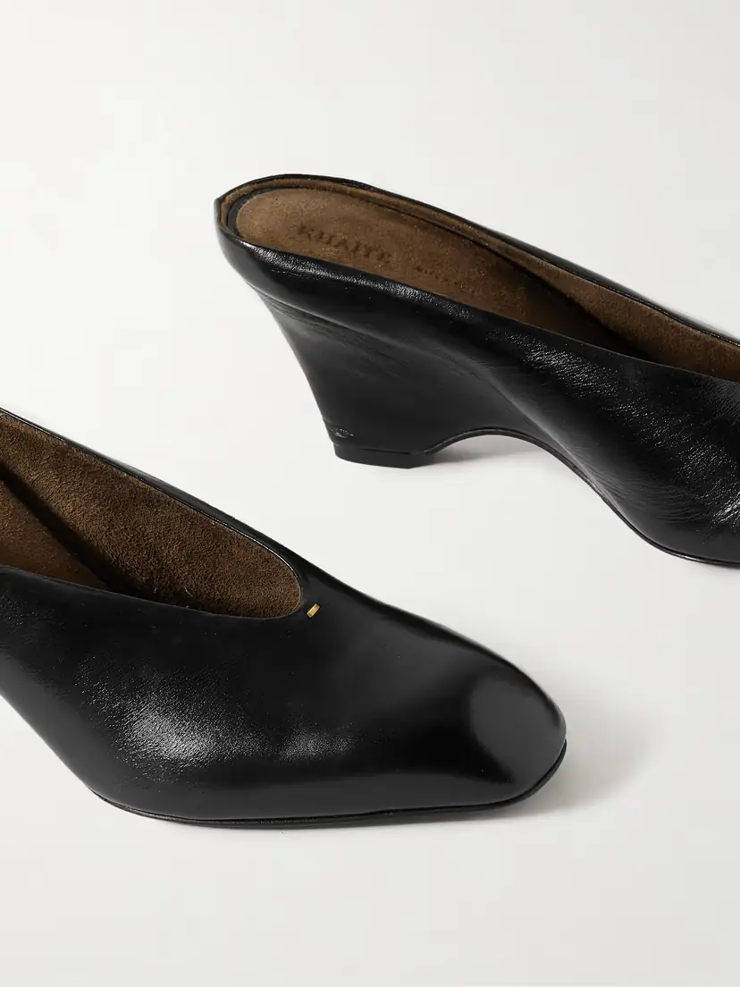 Khaite Colt Leather Mules | Thumbnail 4 Khaite Colt Leather Mules | Thumbnail 4