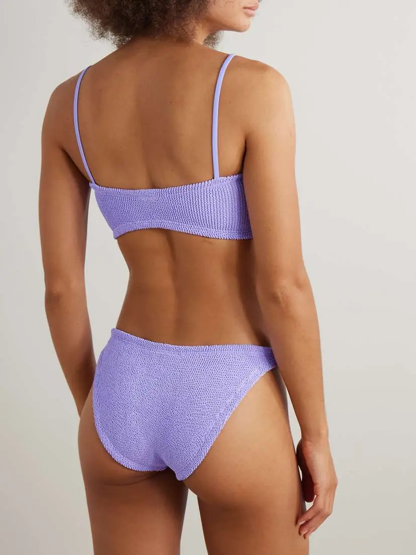 Hunza G Misty Faux Pearl-embellished Seersucker Bikini | Thumbnail 3 Hunza G Misty Faux Pearl-embellished Seersucker Bikini | Thumbnail 3