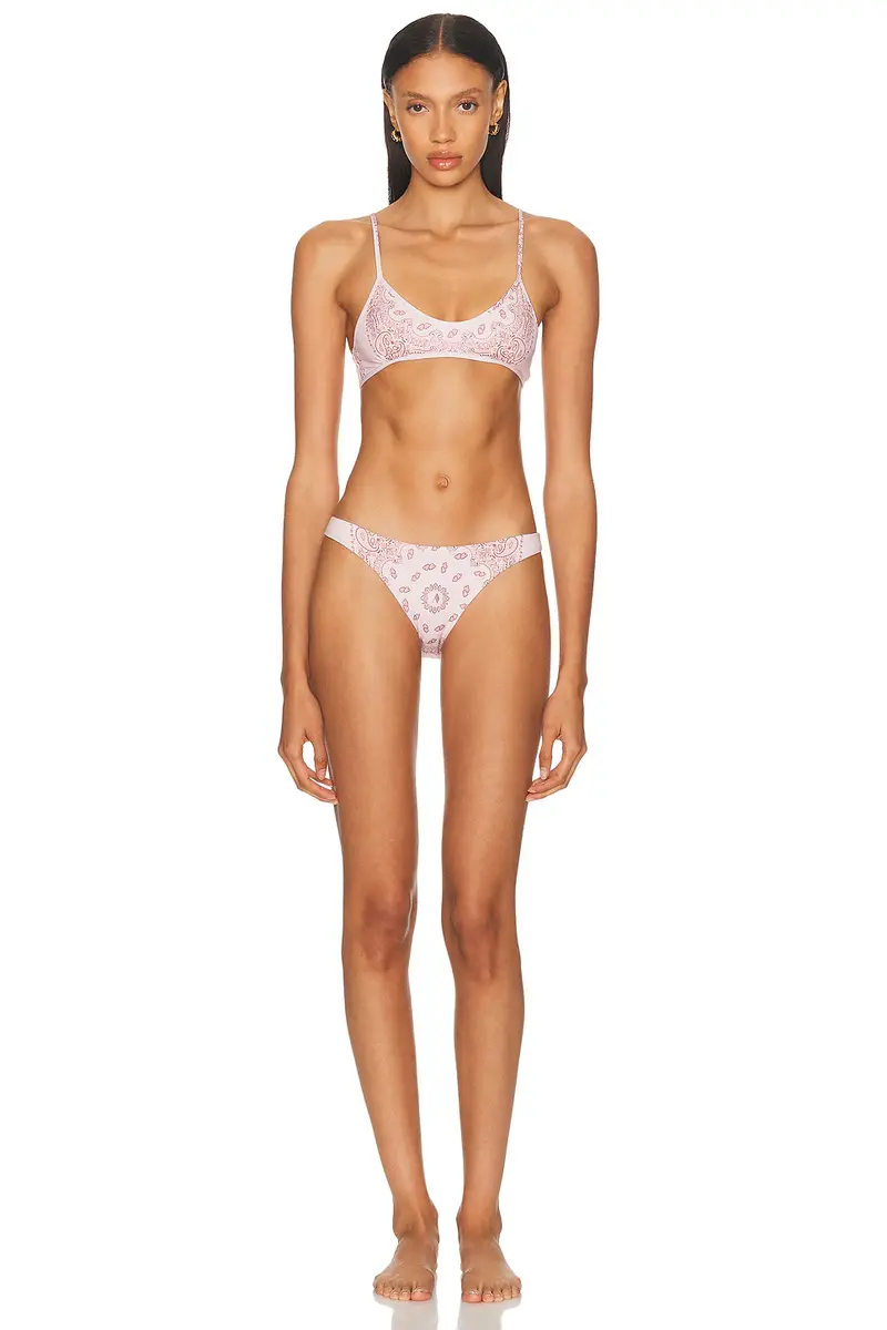 The Attico Bandana Printed Bikini Set | Image 1 The Attico Bandana Printed Bikini Set | Image 1