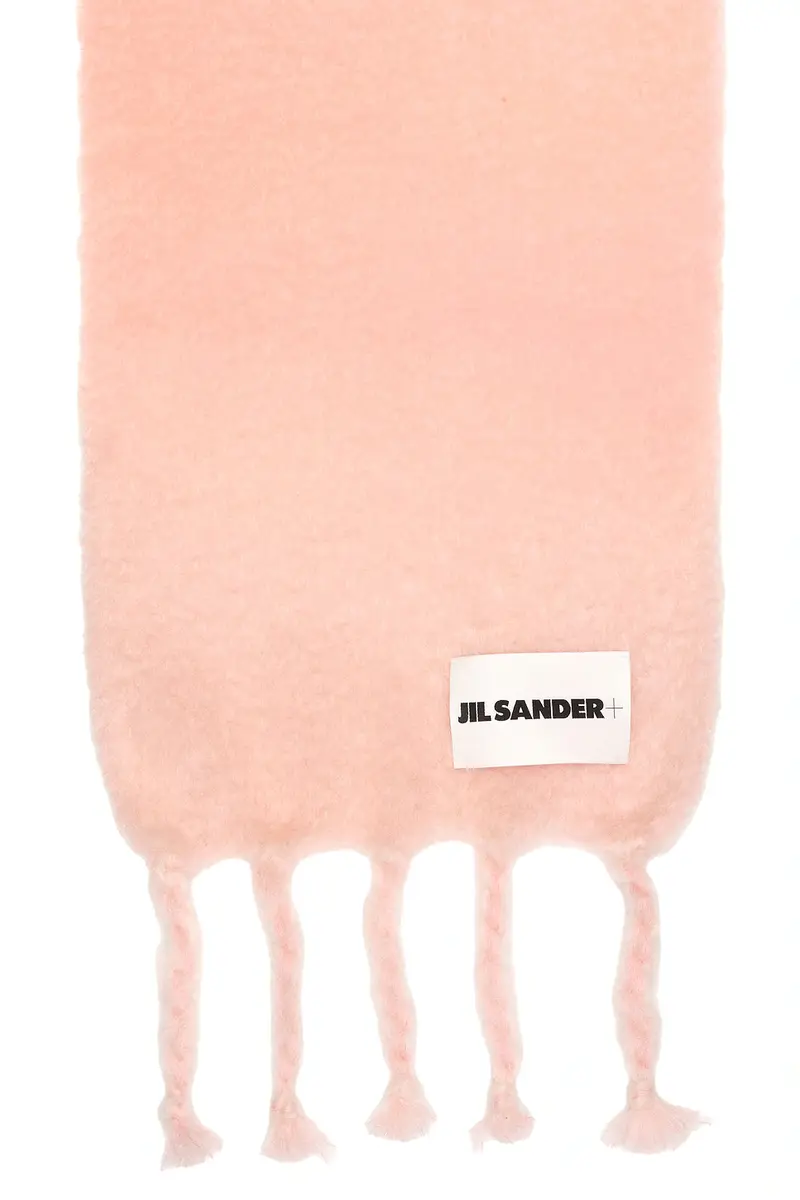 Jil Sander Logo Plain Scarf | Thumbnail 3 Jil Sander Logo Plain Scarf | Thumbnail 3