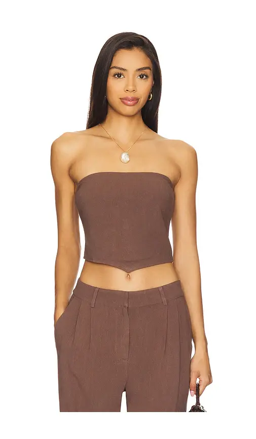 4th & Reckless Macie Linen Top | Image 1 4th & Reckless Macie Linen Top | Image 1